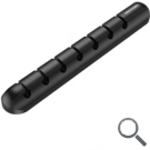 ORGANIZADOR CABLES EN ESPIRAL 5 PUERTOS (2 uds) NEGRO VENTION