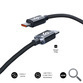 CABLE OPTIMUS 60W USB-C/USB-C 2 M NEGRO SUBBLIM