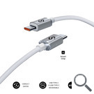 CABLE OPTIMUS 60W USB-C/USB-C 2 M BLANCO SUBBLIM
