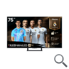TELEVISOR 75" MINILED UHD 4K QUANTUM DOT 144Hz 75E8Q SMART TV HISENSE