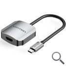 ADAPTADOR CONVERSOR USB-C A HDMI/H 0.15 M PLATA VENTION