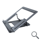 SOPORTE ELEVADOR METALICO 17" GRIS COOLBOX
