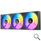 KIT 3 VENTILADORES AUXILIAR C120 A-RGB NEGRO ANTEC