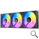 KIT 3 VENTILADORES AUXILIAR C120 A-RGB NEGRO ANTEC