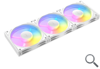 KIT 3 VENTILADORES AUXILIAR C120 A-RGB BLANCO ANTEC