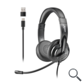 AURICULAR VOX 605 USB-C NEGRO NGS