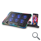 SOPORTE DE REFRIGERACION PARA PORTATIL HERO NEGRO RGB NGS