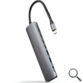 HUB USB-C 8 PUERTOS USB 3.0 18 CM NANOCABLE