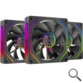 KIT 3 VENTILADORES AUXILIAR MF-LINKFINITY 2R NEGRO MARS GAMING