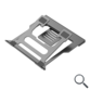 SOPORTE ELEVADOR ATRILDOCK (3xUSB3.2/RJ45/HDMI4K/USB-C PD) 17" GRIS COOLBOX