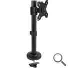 SOPORTE MESA 2 PANTALLAS 17"-32" NEGRO TOOQ