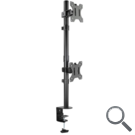 SOPORTE MESA 2 PANTALLAS VERTICAL 13"-32" TOOQ