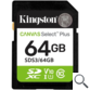 SECURE DIGITAL HC 64 GB CANVAS SELECT PLUS GEN3 CLASE10 KINGSTON