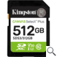 SECURE DIGITAL HC 512 GB CANVAS SELECT PLUS GEN3 CLASE10 KINGSTON