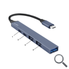 MINI DOCK USB-C (USB-C PD/USB-C/2xUSB 2.0/USB 3.0) COOLBOX