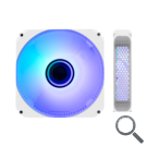 VENTILADOR AUXILIAR A-RGB 120MM INFINITY BLANCO COOLBOX