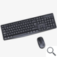 TECLADO + RATON OPTICO WIRELESS MX420 NEGRO APPROX