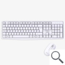 TECLADO + RATON OPTICO WIRELESS MX420 BLANCO APPROX
