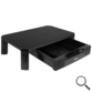 SOPORTE ELEVADOR PARA PORTATIL/MONITOR CON CAJON NEGRO TOOQ