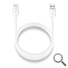 CABLE USB-C A USB-C ZYRO 60W 1 M BLANCO NGS