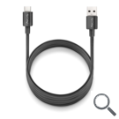 CABLE USB-A A USB-C ZYRO 60W 1 M NEGRO NGS
