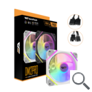 VENTILADOR AUXILIAR DM-12 120 PRO A-RGB BLANCO DARKFLASH