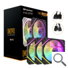 KIT 3 VENTILADORES AUXILIAR DM-12 120 PRO A-RGB NEGRO DARKFLASH