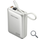 POWER BANK 20000mAh 45W WIRELESS BEIGE VENTION