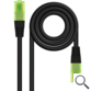 CABLE DE RED LATIGUILLO UTP CCA CAT6 AWG26 1.5 M NEGRO NANOCABLE