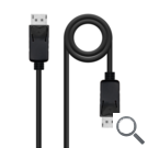 CABLE DISPLAYPORT CCS 1.4 DP/M-DP/M NEGRO 3 M NANOCABLE