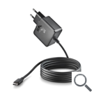 CARGADOR PARED GaN USB-C 45W NEGRO NGS