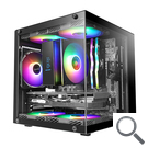 CAJA MINITORRE MICROATX MCCUBE NEGRO MARS GAMING