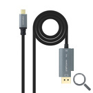 CABLE USB-C/M A DISPLAYPORT/M 8K BIDIRECCIONAL 2 M NANOCABLE