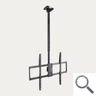 SOPORTE TECHO PANTALLAS 50"-100" EXTENSIBLE GIRO/INCLINABLE NEGRO TOOQ